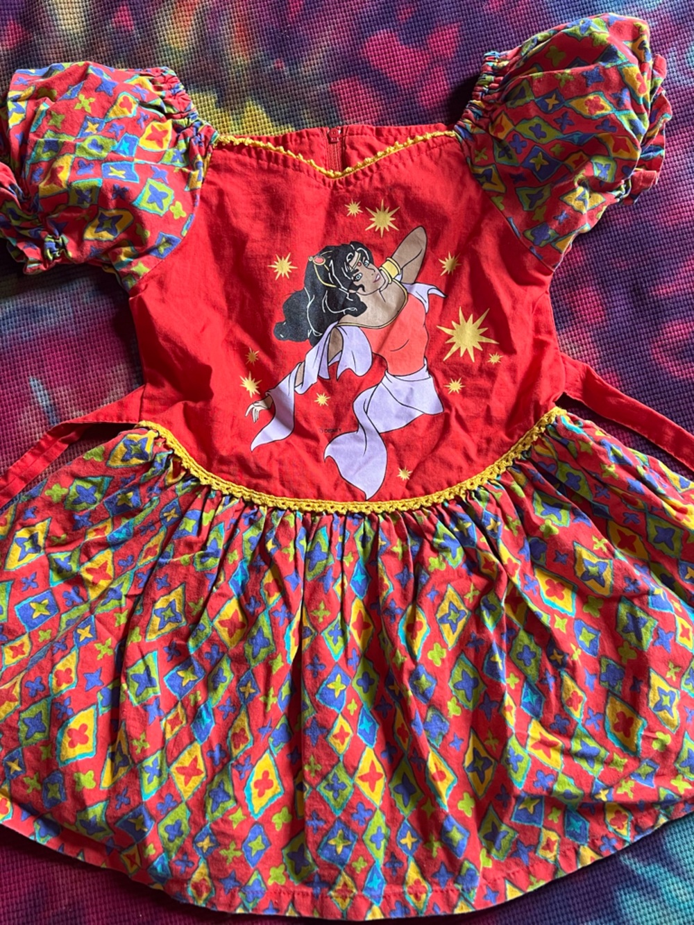 ✨ VTG 90s Disney Esmeralda Hunchback of Notre Dame Dress Size 4 Made in USA